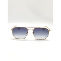 Police Horizon 13 SPLP34 Shiny Rose Gold Sunglasses with Blue Gradient Lenses
