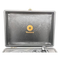 MBeat Woodstock Portable Record Player 33 45 78 RPM Vintage Turntable