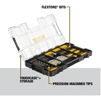 DeWalt DWANGFT100SET 100pc FlexTorq Impact Driver Drill Bit Set Kit