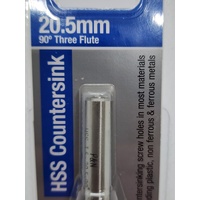 P&N 20.5mm 90° Three Flute HSS Countersink Bit Drill Tool Metal Wood
