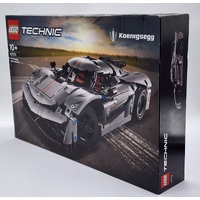 LEGO Technic Koenigsegg Jesko Absolut 42173 Grey Hypercar Set Ages 10+