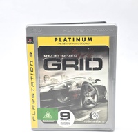 Race Driver GRID PS3 PlayStation 3 Platinum Racing Game Codemasters