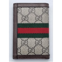 Gucci Ophidia GG Supreme Long Card Case Wallet with Dust Bag Authentic