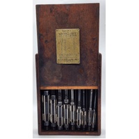 Sutton Tools Set No. 3 Micro-Set 11 Piece Adjustable Reamer Vintage