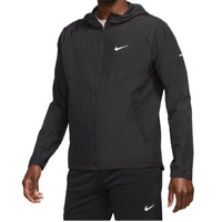 Nike Repel Miler Mens Waterproof Running Jacket Black Size Large DD4746-010