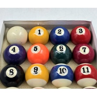 T&R Professional Billiard Ball Set 16 Piece 2 Inch Pool Balls with Cue Ball Boxed