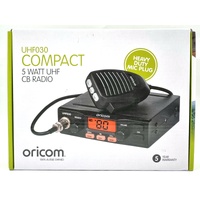 Oricom UHF030 5W Compact UHF CB Radio 80 Channels Car 4WD Truck AU