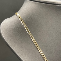 Unisex 9ct Yellow Gold Curb Link Necklace