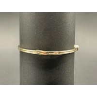 Ladies 14ct Yellow Gold Pandora Infinite Diamond Bangle