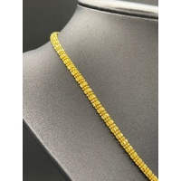 Unisex 22ct Yellow Gold Fancy Link Necklace