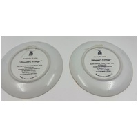 Macquarie Heritage Colonial Cottages Plate Set x4 Penny Lyras 1993