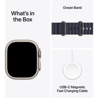 Apple Watch Ultra 2 49mm Titanium Blue Ocean Band GPS + Cell MREG3ZP/A