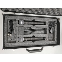 Power Dynamics PD722 Wireless Microphone System 2 Mics Receiver Case Kit