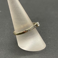Ladies 10ct Yellow Gold Diamond Ring