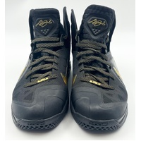 Nike LeBron 9 PS Elite Away 516958-002 Black Gold Size 11 OG Rare