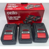 Ozito XPXC PXBP-340 Triple Pack 18V 4.0Ah Battery Pack High Capacity