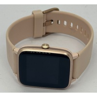 V-Fitness Tracktivity GPS Smart Watch Heart Rate Steps iOS Android Pink