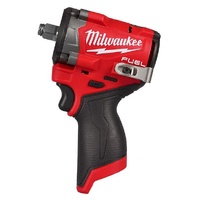Milwaukee M12 Fuel 1/2 Inch Stubby Impact Wrench Kit with Friction Ring