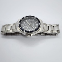 Chisel 5827022 Mens Silver Stainless Steel Analog Watch Quartz Classic