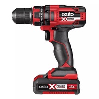 Ozito PXCDK-150 18V Li-Ion 10mm Compact Drill Driver Kit Cordless