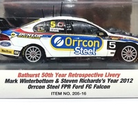1:43 Classic Carlectables 2012 Orrcon Steel FPR FG Falcon Winterbottom Richards