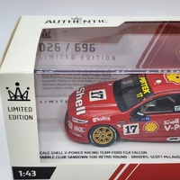Authentic Shell V-Power Ford FGX Falcon 2018 Sandown 500 McLaughlin