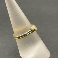 Ladies 18ct Yellow Gold Diamond Ring