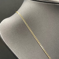 Unisex 9ct Yellow Gold Curb Link Necklace