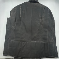 Rhino Leather Brando 6 Mens 4XL Distressed Riding Jacket Genuine Leather