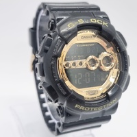 Casio G-Shock GD-100GB Black Gold Unisex Digital Sport Watch 200m WR