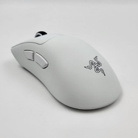 Razer DeathAdder V4 Pro White Wireless Gaming Mouse RZ01-0533 Dongle