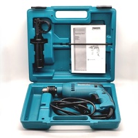 Makita HP1640 Corded Hammer Drill 680W 16mm with Handle and Drill Bits