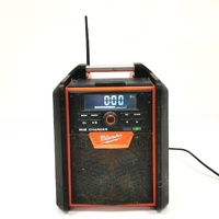 Milwaukee M18 Worksite Radio Charger Bluetooth FM AM Digital Clock 18V