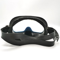 GSD Smeralda Vintage Scuba Mask Tempered Glass Collectible Mod. Media