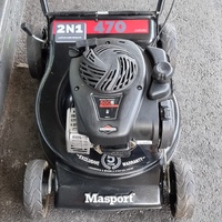 Masport 470 2 in 1 Lawn Mower 140cc Briggs & Stratton 500E Mulch Catch