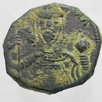 Byzantine Empire Alexius Comnenus AE Half Tetarteron 1092-1118 AD Coin