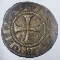 Medieval France Aquitaine Guillaume X Denarius Silver Coin Bordeaux 1127-37