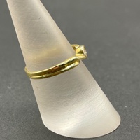 Ladies 18ct Yellow Gold Diamond Ring