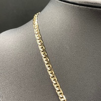 Unisex 9ct Yellow Gold Anchor Link Necklace