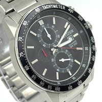 Citizen 0510-S110912 Mens 44mm Chronograph Quartz Watch Tachymeter