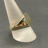 Men's 10ct Yellow Gold Signet Ring
