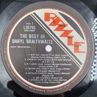 Daryl Braithwaite Best Of 1978 Vinyl LP Australian Press Classic Rock Album