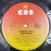Philip Bailey Chinese Wall 1984 Aussie Pressing Vinyl LP Classic Soul