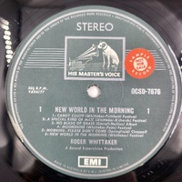 Roger Whittaker New World In The Morning Vinyl LP Record 1971 Folk