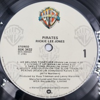Rickie Lee Jones Pirates 1981 Vinyl LP Original Pressing Classic Rock