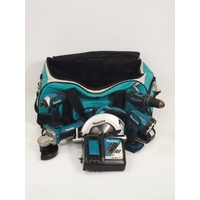 Makita 5 Piece Cordless Combo Kit DHP482 DTD152 DSS611 DGA452 DML185