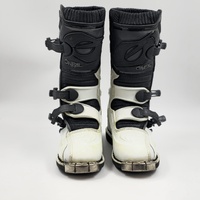 O'Neal Element Youth MX Boots White Black Size 2 US 34 EU Motocross