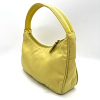Prada Tessuto Mini Nylon Sport Hobo Bag MV515 Yellow Authentic Purse