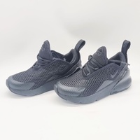 Nike Air Max 270 Triple Black PS Kids Sneakers Size 11C AO2372-006