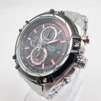 Pulsar Chronograph Quartz Watch Stainless Steel Strap 100M Water Resistant
